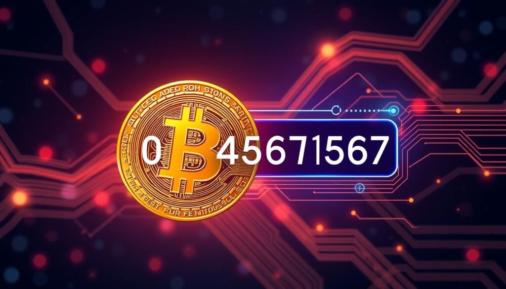 生成加密貨幣充值錢包地址的圖片