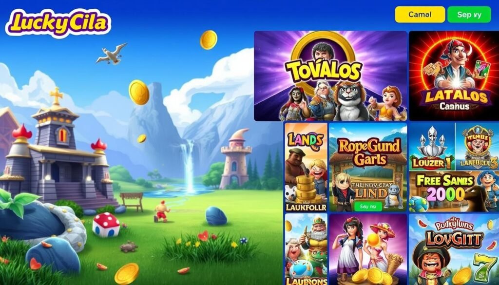 LuckyCola game selection