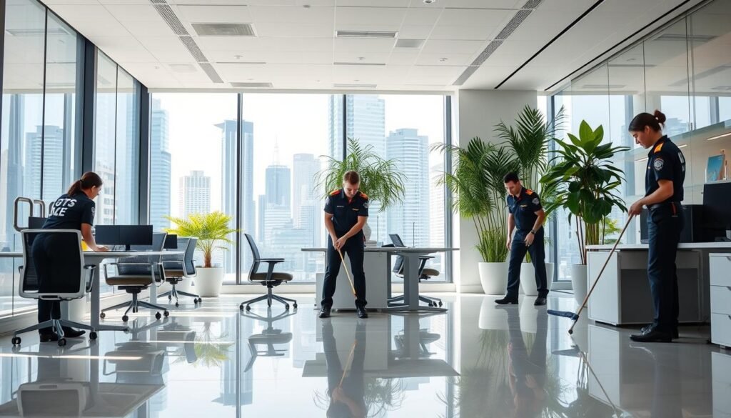 清潔公司, 清潔服務, 寫字樓清潔