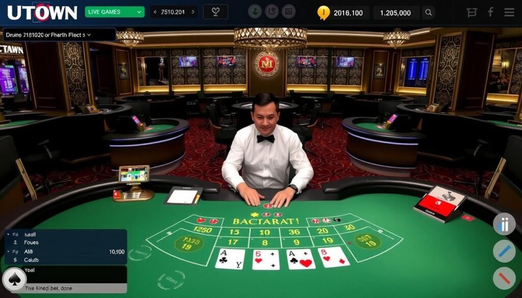 優塔娛樂城真人百家樂遊戲直播畫面