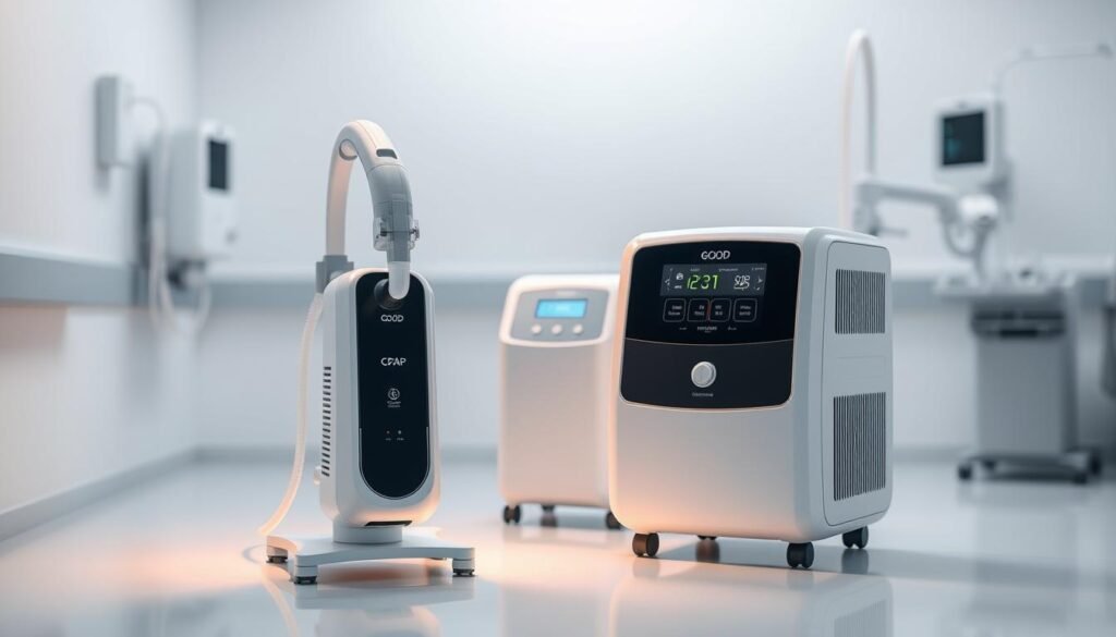 呼吸機與氧氣機配合使用 呼吸機與氧氣機配合使用